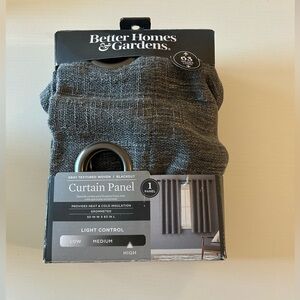 Better Homes And Gardens Charcoal Curtain Panel
